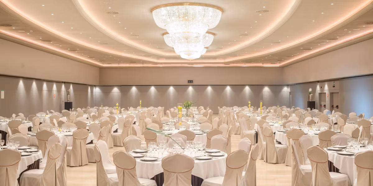 Corporate gala dinner setup at InterContinental Barcelona